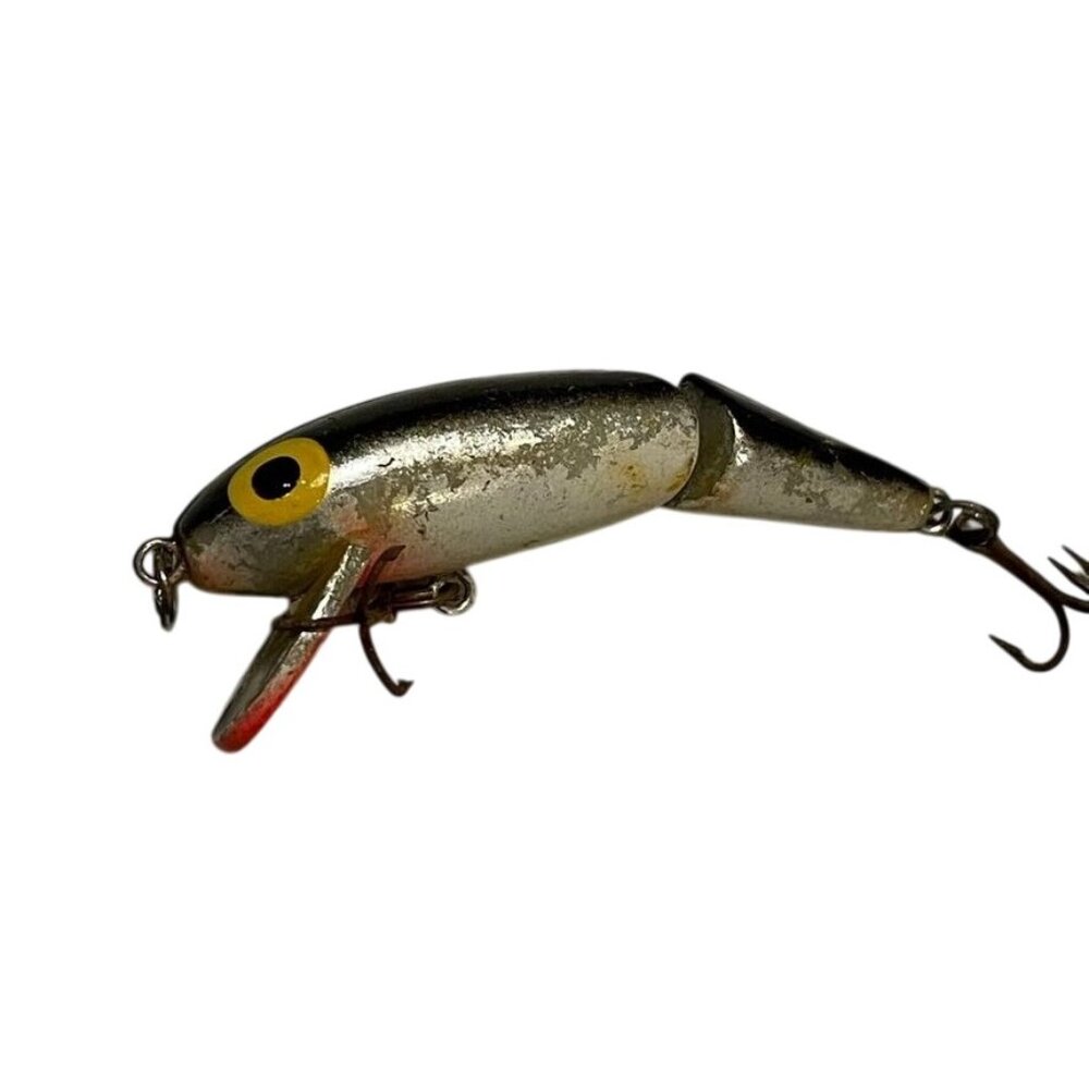 Vintage Jointed Crankbait Lip Fishing Lure Minnow Bait u